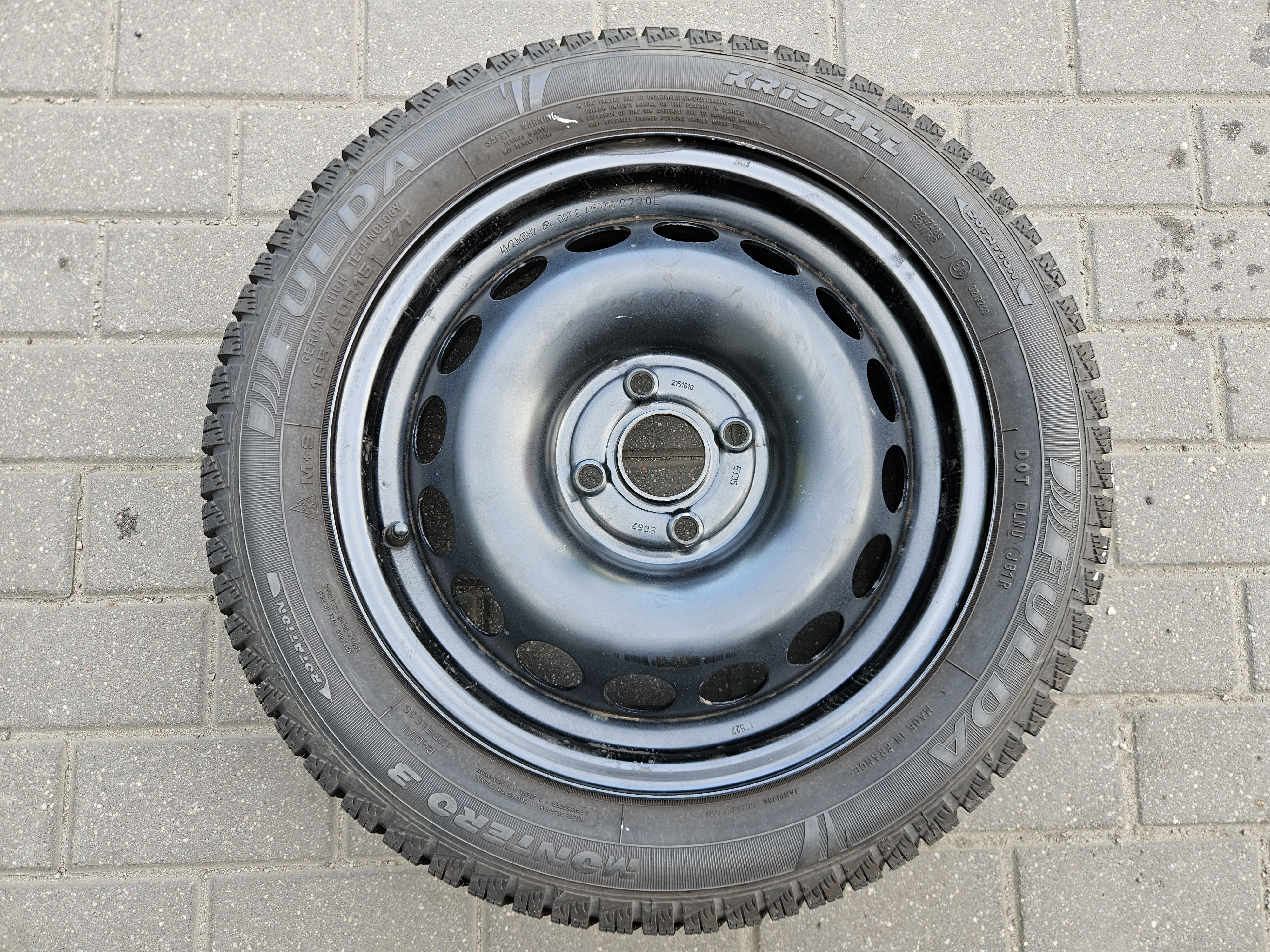 4x Felgi stalowe TOYOTA OE 4.5 x 15 4x100 ET35 Aygo / C1 [933]