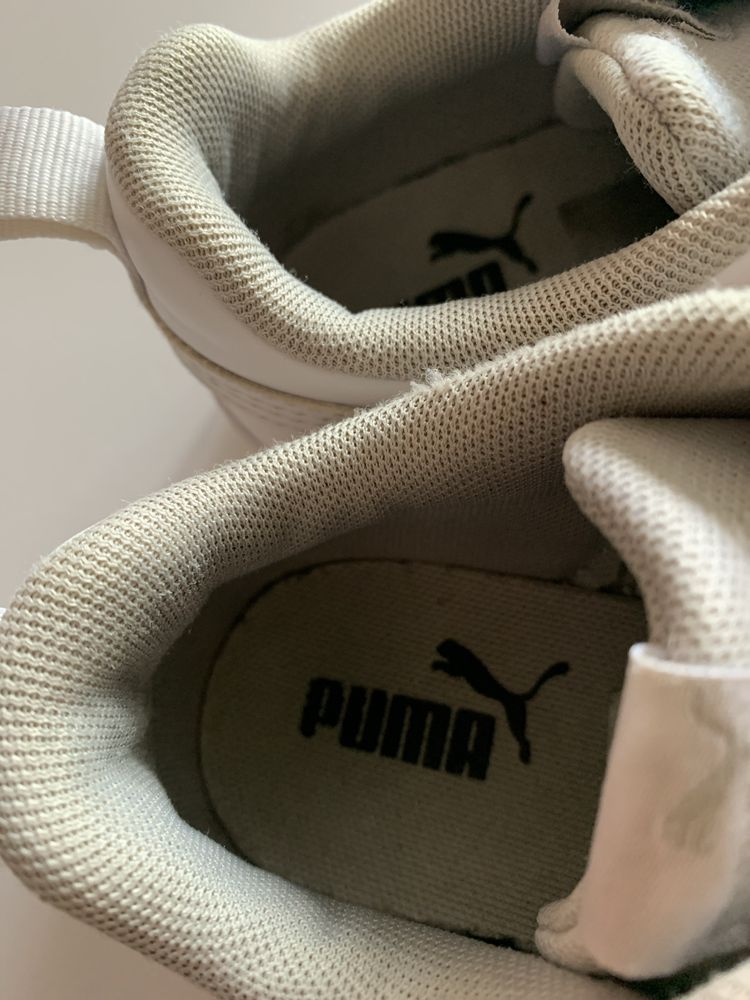 Buty adidasy puma białe 28 rzepy chłopięce