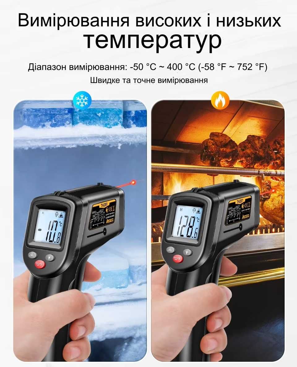 Пірометр, безконтактний інфрачервоний термометр