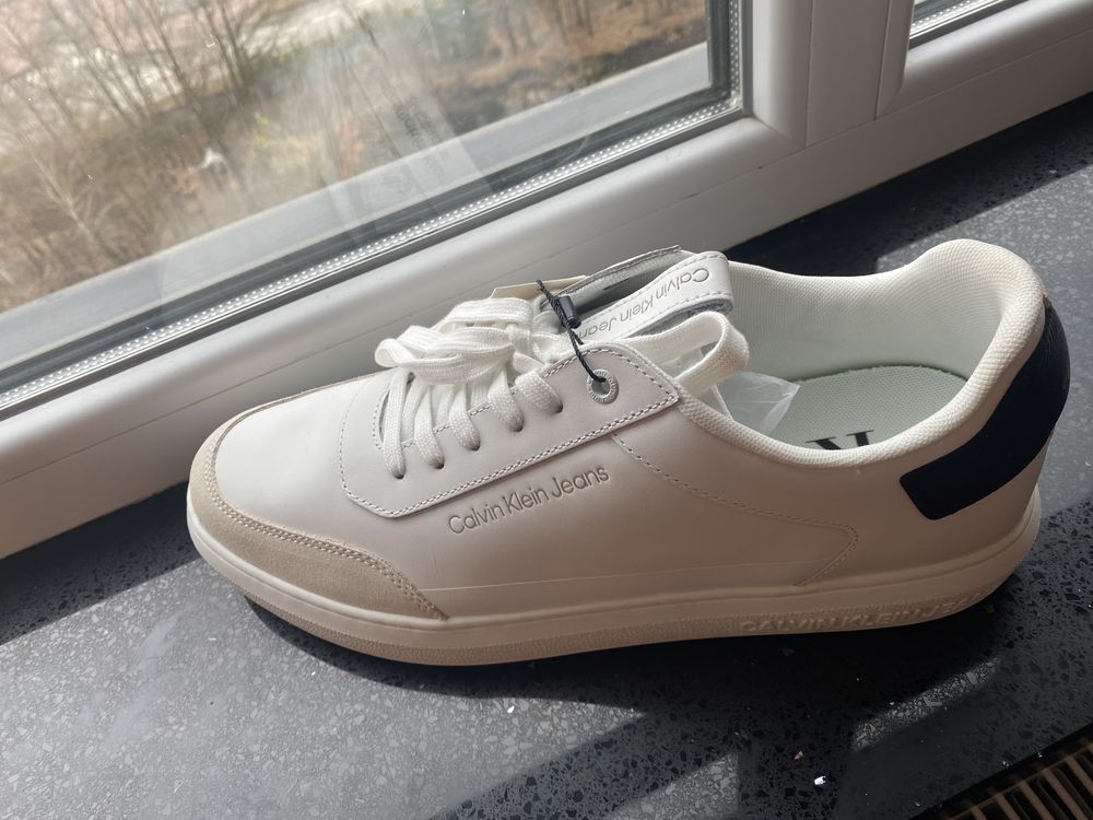 Чоловіче взуття Calvin Klein Casual Cupsole білі шкіра