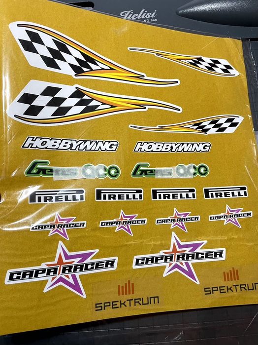 Autocolantes personalizados para radio modelismo