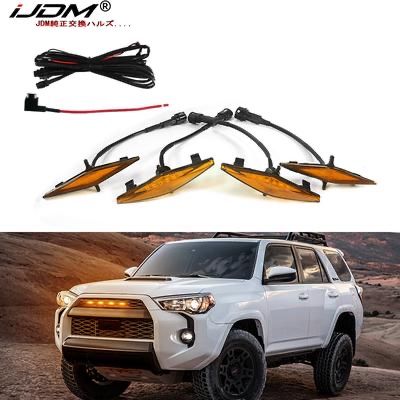 Toyota 4runner TRD огни в решетку радиатора