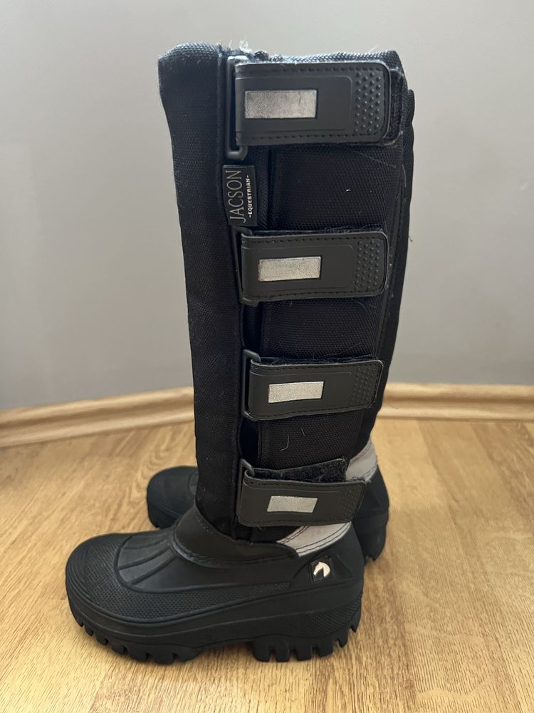 Buty termobuty kalosze jeździeckie ocieplane jacson