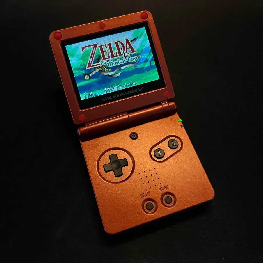 Gameboy Advance SP IPS MOD - Kompletny Zestaw + Gra + Gratisy
