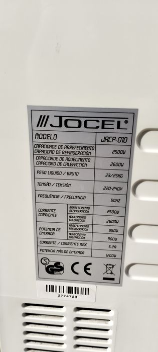 Ar condicionado portátil frio quente JOCEL JACP 010