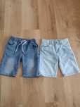 Spodenki jeansowe chłopięce r 122/128
