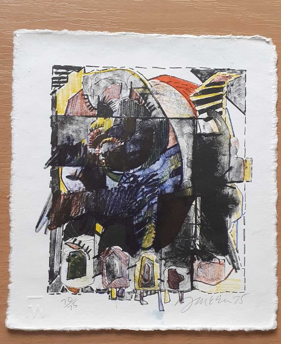 Litografia oryginalna z 1975 roku Tom Dineen