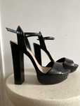 Buty Aldo czarne na wysokim klockowym obcasie 38/39