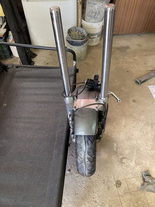 Frente, suspensão moto