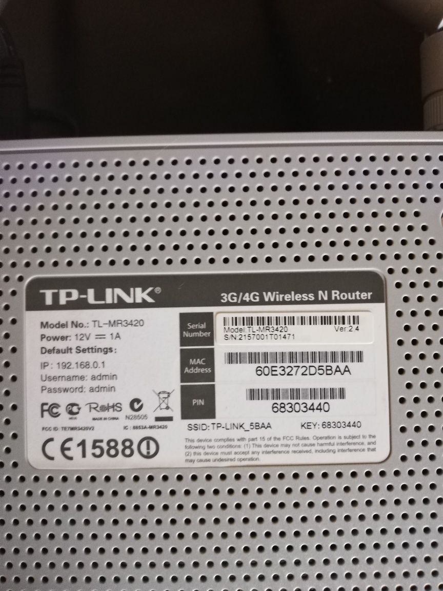 Router tplink 3g/4g