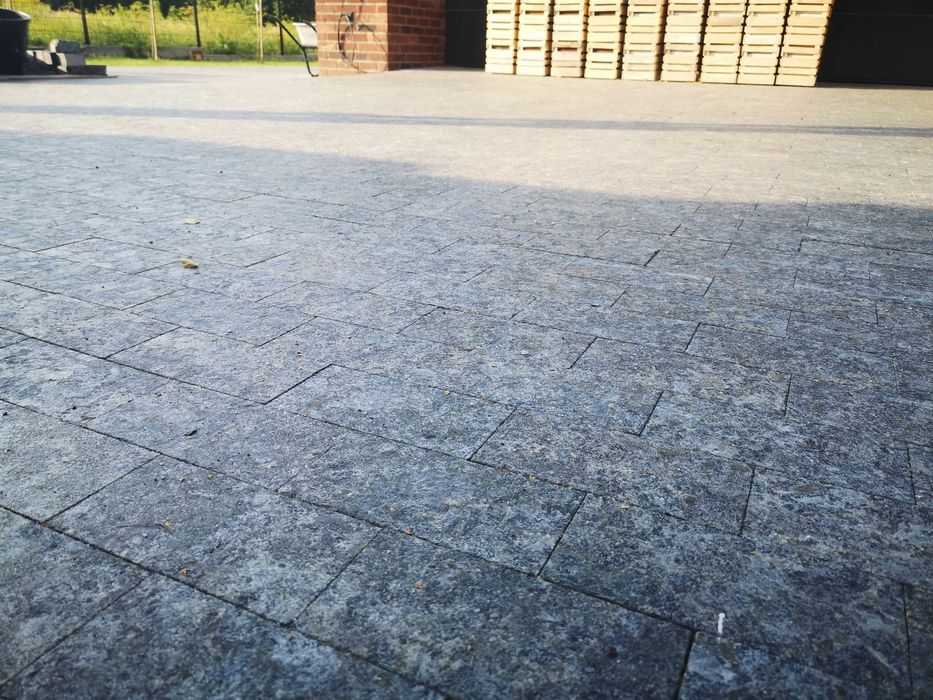 PROMOCJA! Kostka brukowa Granitowa cięta Labradoryt  na podjazd