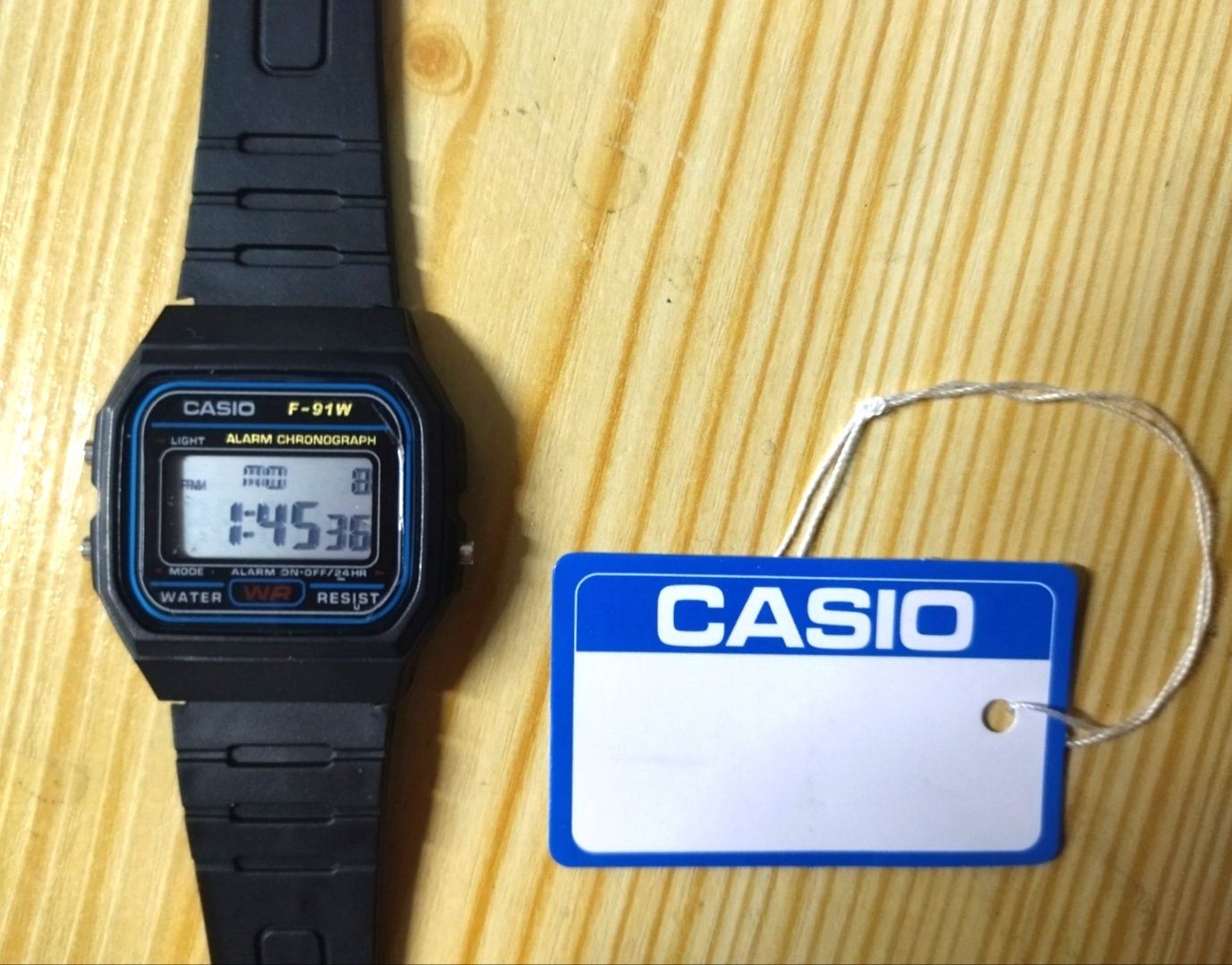 Relógio Casio F91W - Novo e testado
