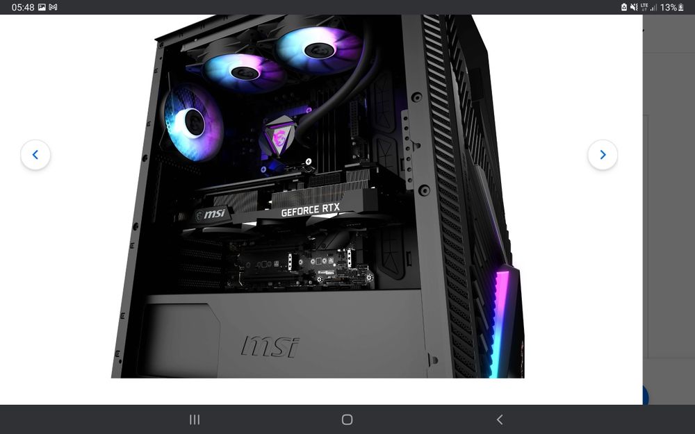 Komputer gamingowy Desktop MSI MPG Infinite X2 i9 RTX 4090 64GB RAM 1T