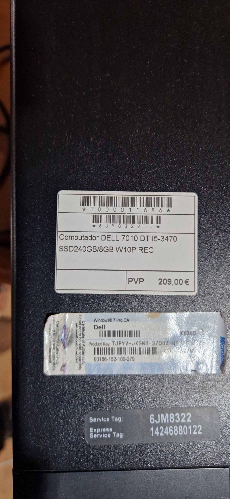 Computador DELL 7010