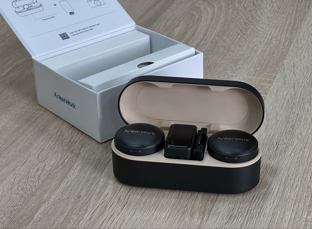 Бездротовий мікрофон AnkerWork M650 Wireless Microphone радіосистема