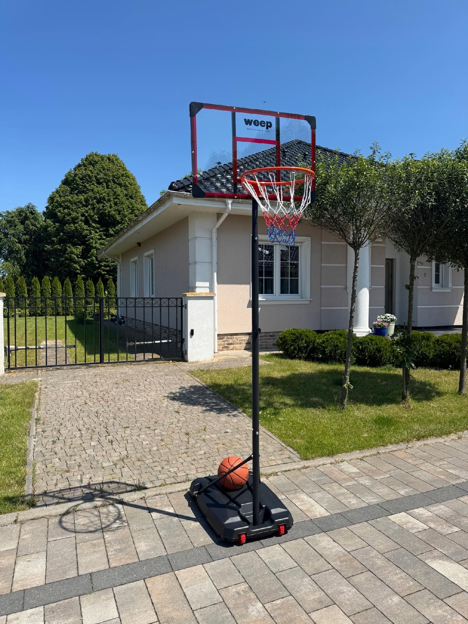 Zestaw Do Koszykówki Kosz Weep Tn001 Regulowany Do 260Cm Mobilny