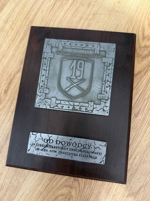 Ryngraf pamiatkowy 19 Lubelska Brygada Zmechanizowana