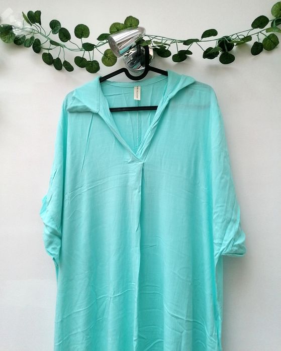 Vestido Maxi Azul Claro