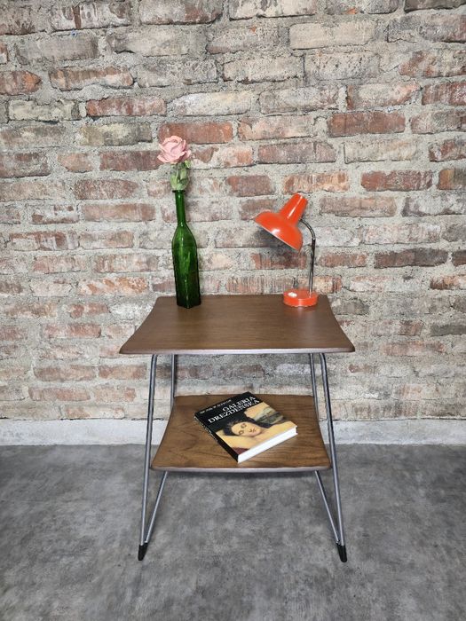 Stolik/konsolka vintage Bauhaus Loft po renowacji
