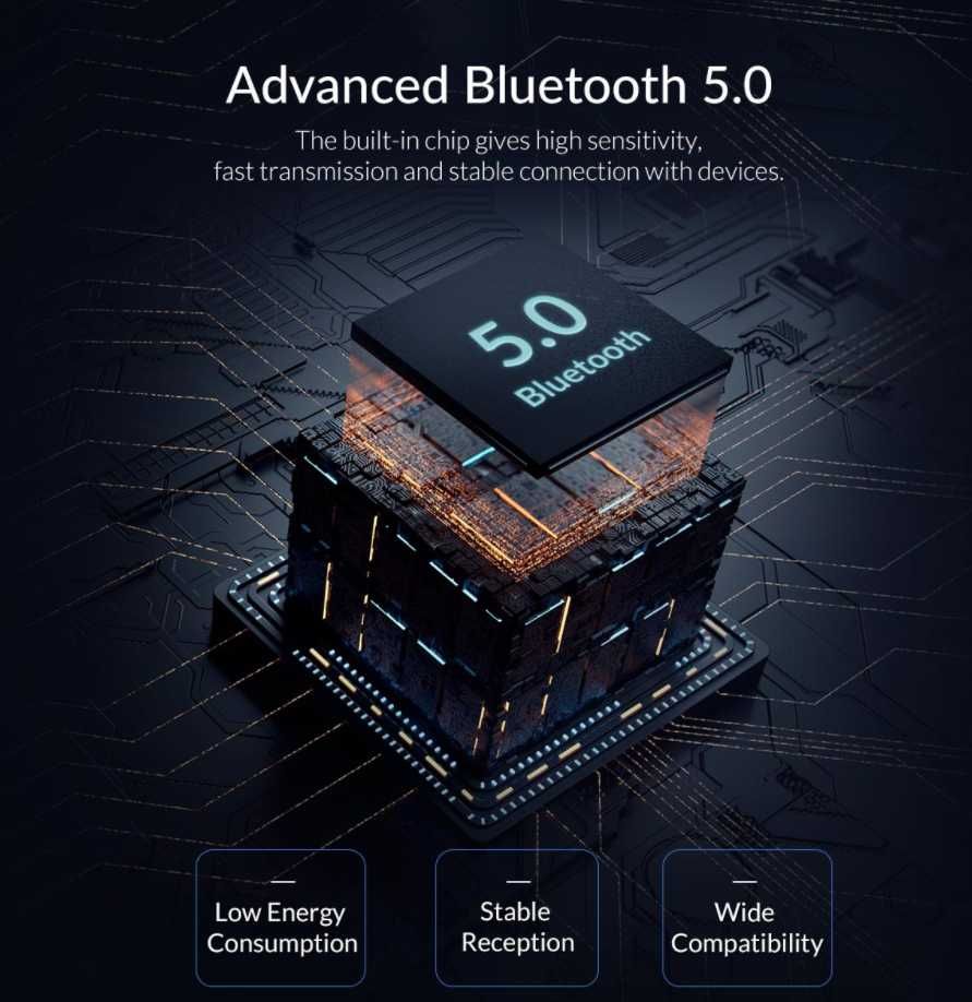 Bluetooth 5.0 USB адаптер ORICO BTA-508 с поддержкой AptX блютуз