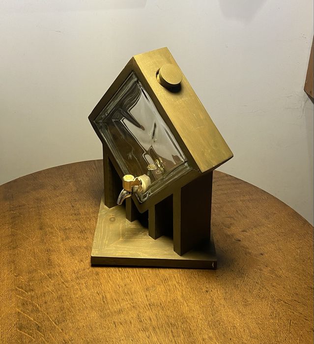 Karafka budowlańca rękodzieło