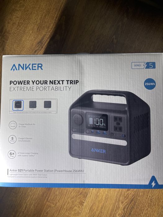 НАЙНИЖЧА ЦІНА ! ОРИГІНАЛ ! Зарядна станція Anker 521 PowerHouse 256Wh