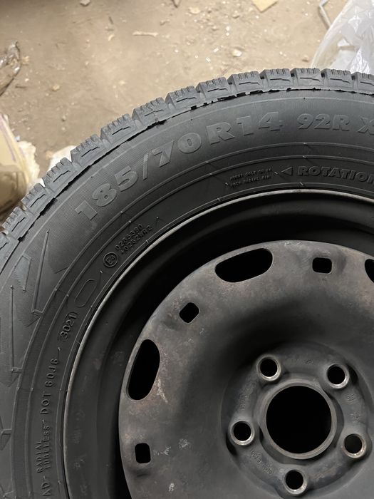 Шини Nokian Nordman RS2 185/70 R14 2021 рік на Фольксваген Поло, Шкода