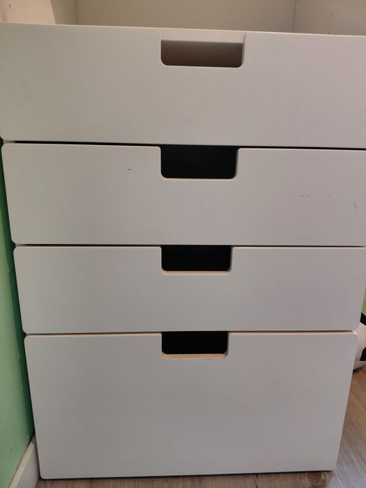 Ikea Stuva malad białe fronty