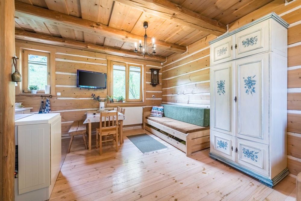 Drewniany Domek z Kominkiem w Laskowej 300 m od stoku