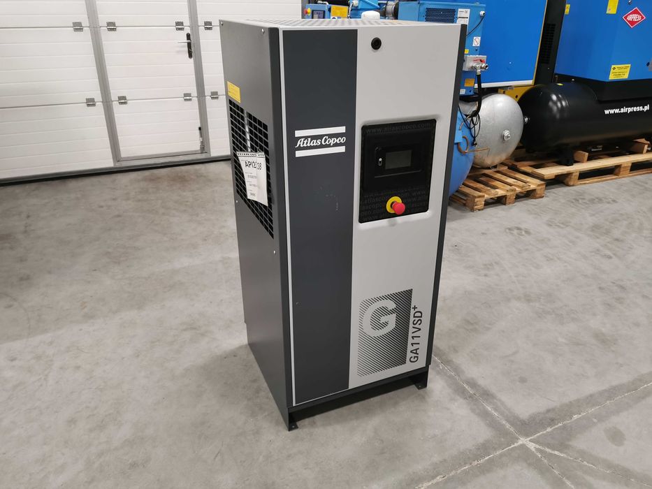 2019r 11kw +FALOWNIK 8533h!! Sprężarka śrubowa ATLAS COPCO 1900L 13BAR