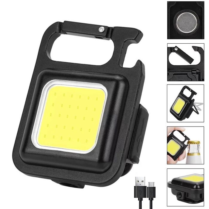 Mini lanterna led, 500 lumiens. Recarregável
