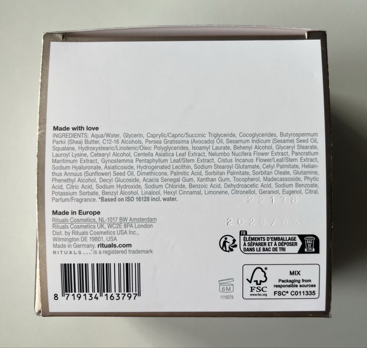 Rituals The Ritual of namaste Ageless Firming Day Cream na dzień 50ml