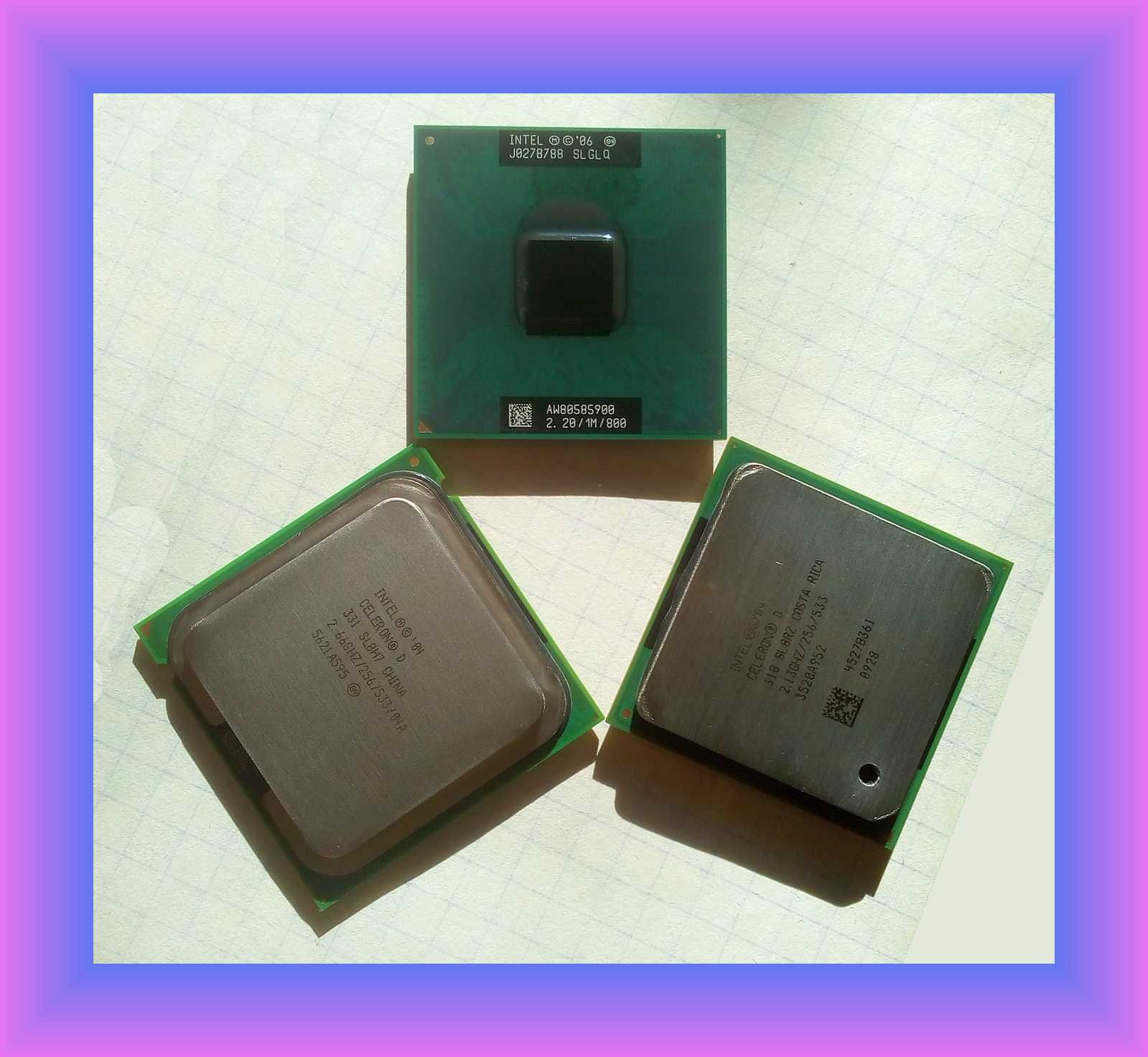 Процессоры одноядерные под сокет P, socket 478 и 775, цена за шт.