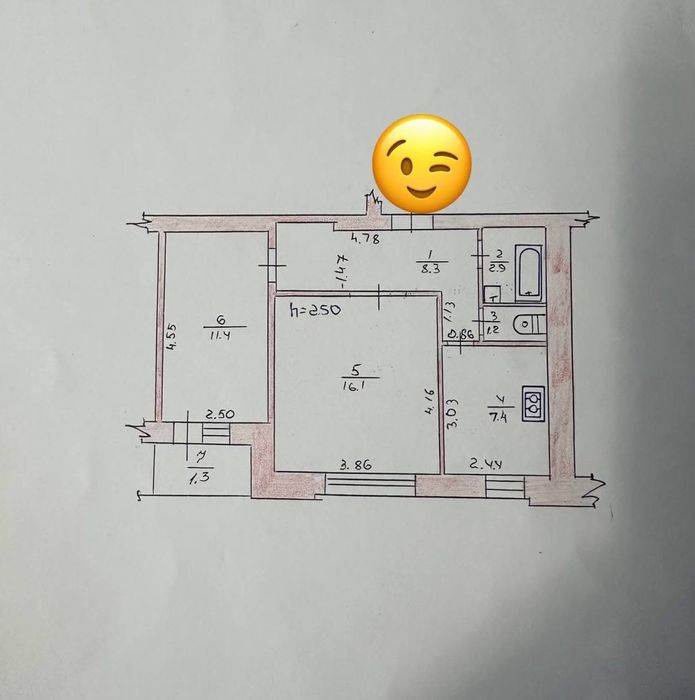 ПРОДАЖ 2-кімнатної квартири в самому центрі пр. Соборності