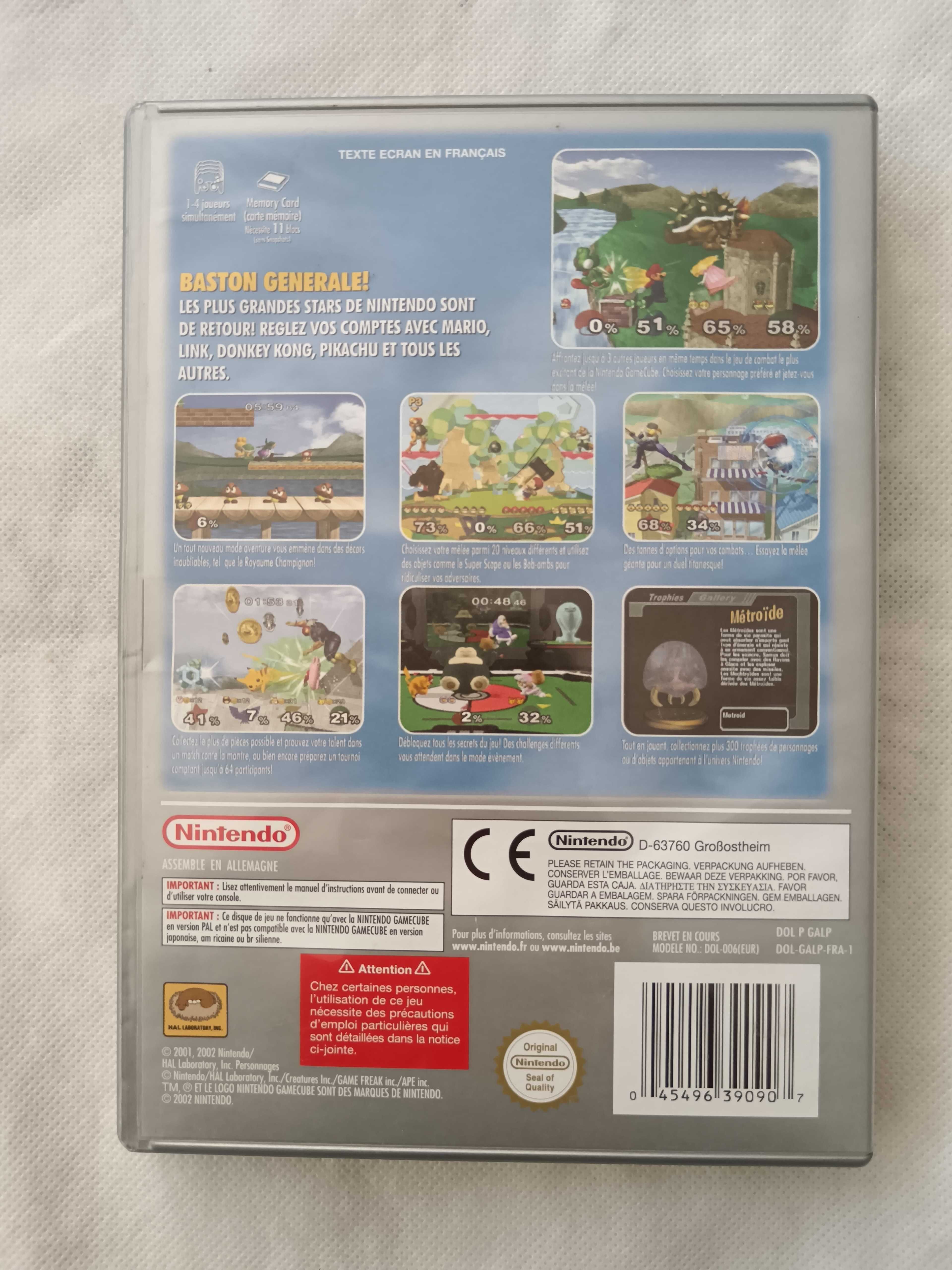 Super Smash Bros Melee | Player's Choice FR [GameCube, 2001] Complete