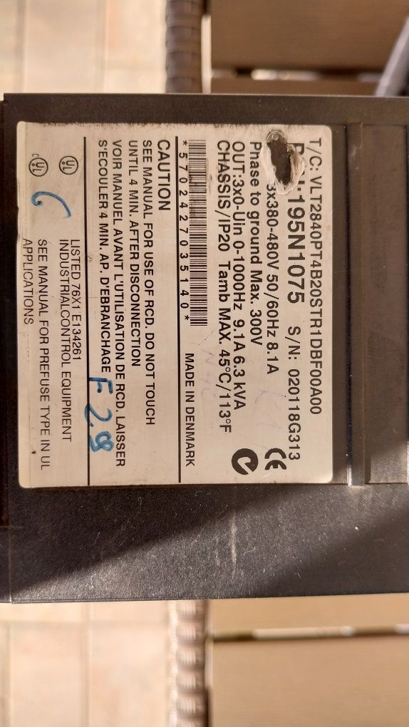 Falownik VLT 2800 danfoss