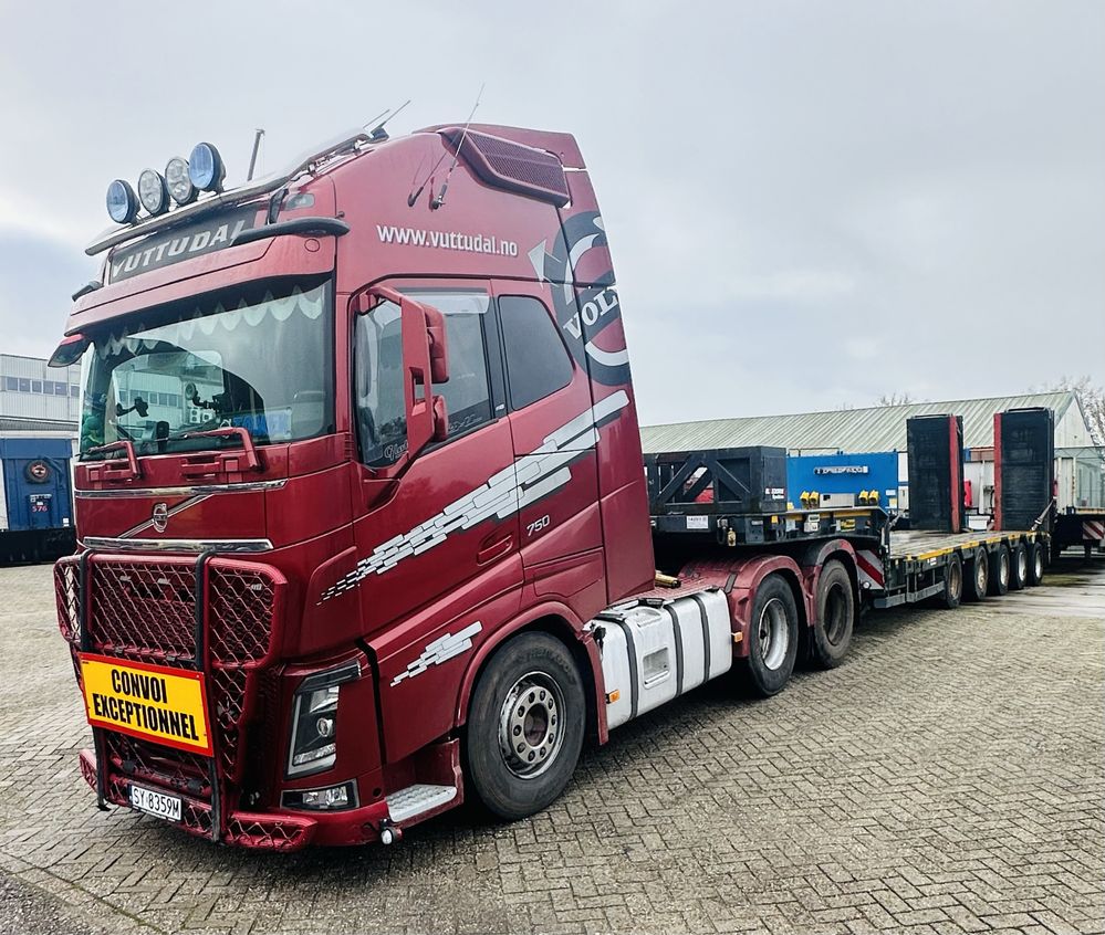 Hds transport, tiefbett, platforma, domki holenderskie niskopodwozie