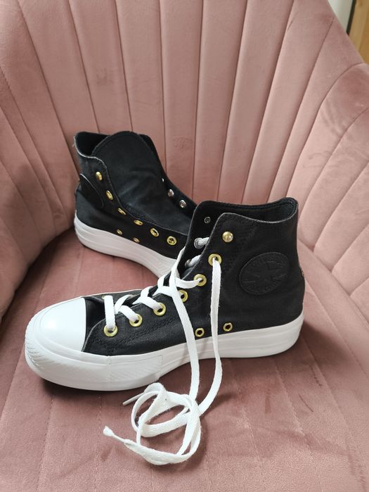 Converse Chuck Taylor Platform Star Studded Lift 38 czarne