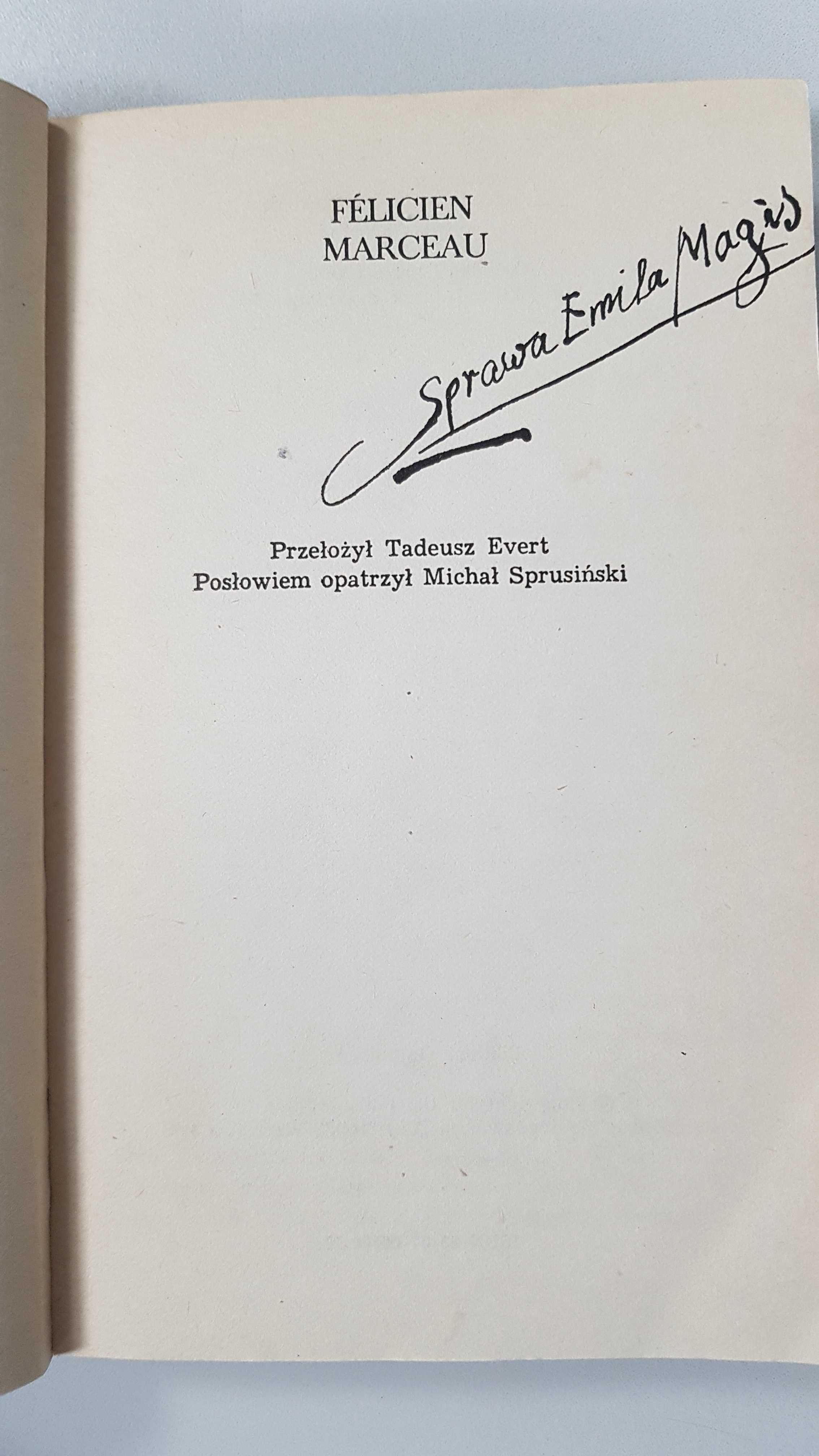 Sprzedam książkę "Sprawa Emila Magis" Felicien Marceau