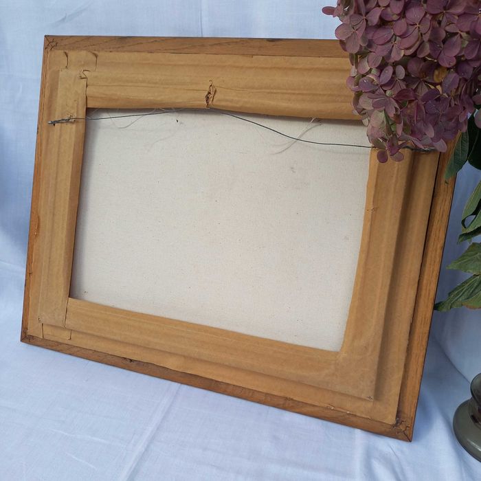 Obraz olejny na płótnie pejzaż nadmorski 50x40cm