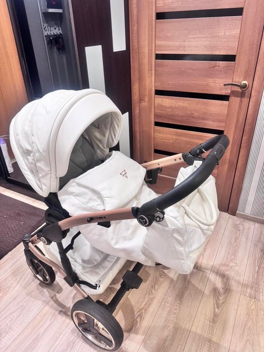 Коляска детская 2 в 1 Junama Diamond Mirror Satin