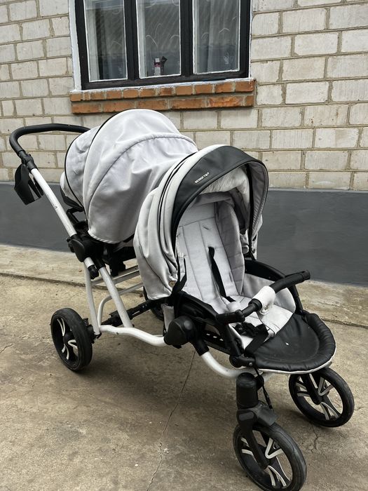 Продам коляску для двійні 2в1 з люльками