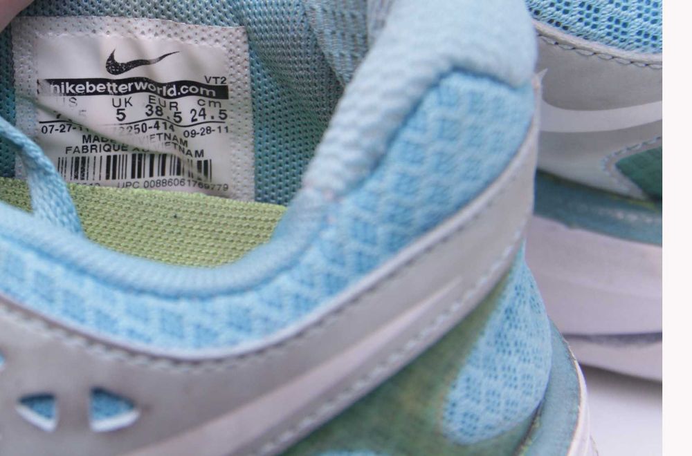 NIKE Lunar Swift 3 Blue 24.5 38 рр кроссовки беговые