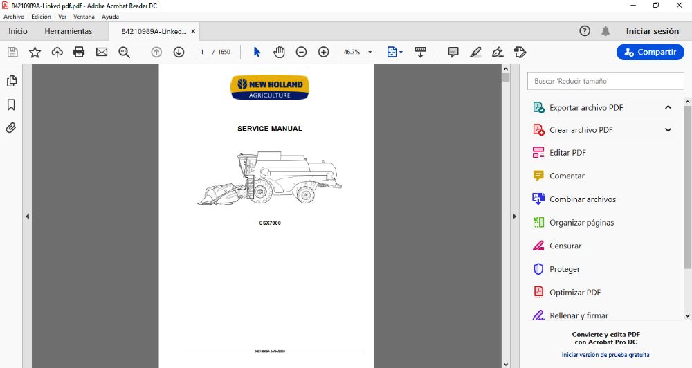New Holland Agriculture Service Manual 2019