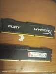 Kit Memória RAM Kingston HyperX Fury DDR3 2×8GB 1600MHz CL10