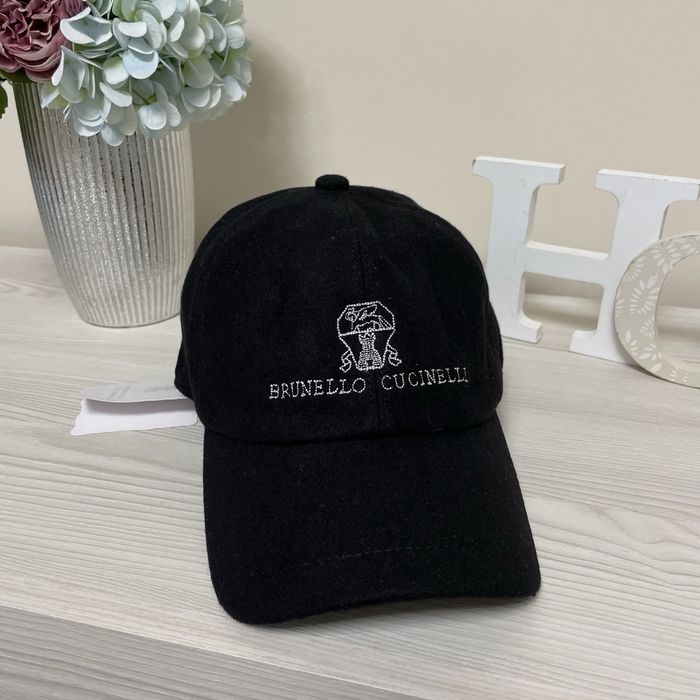 Чорна кепка бейсболка Brunello Cucinelli