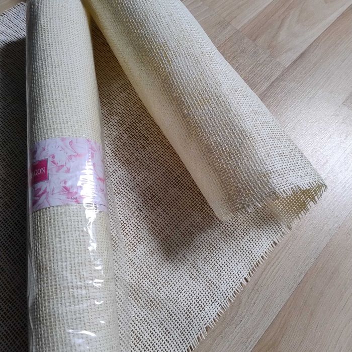 Bieżniki jutowe słomiane - 2 rolki po 5 m.