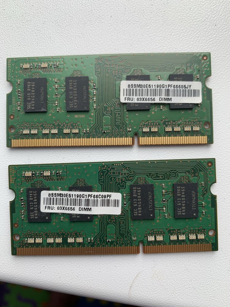 DDR3 so dimm 8GB (4+4) для ноутбука