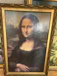 Mona Lisa plakat w starej ramie