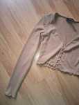 Sweterek camel beż Bershka S M